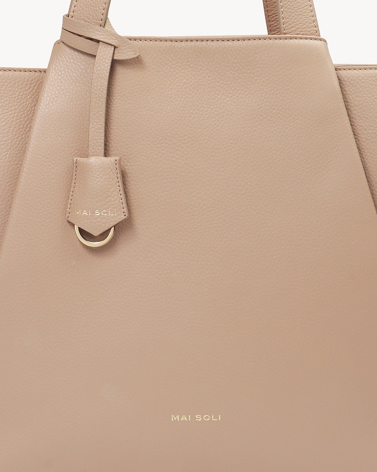 Clover Oversized Tote Bag - Nude