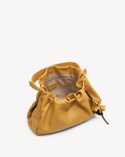 Cynthia Gather Handbag - Tea Stain