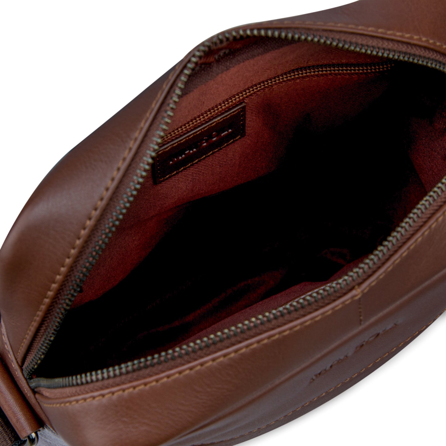 Alpha Crossbody Bag - Chestnut Brown