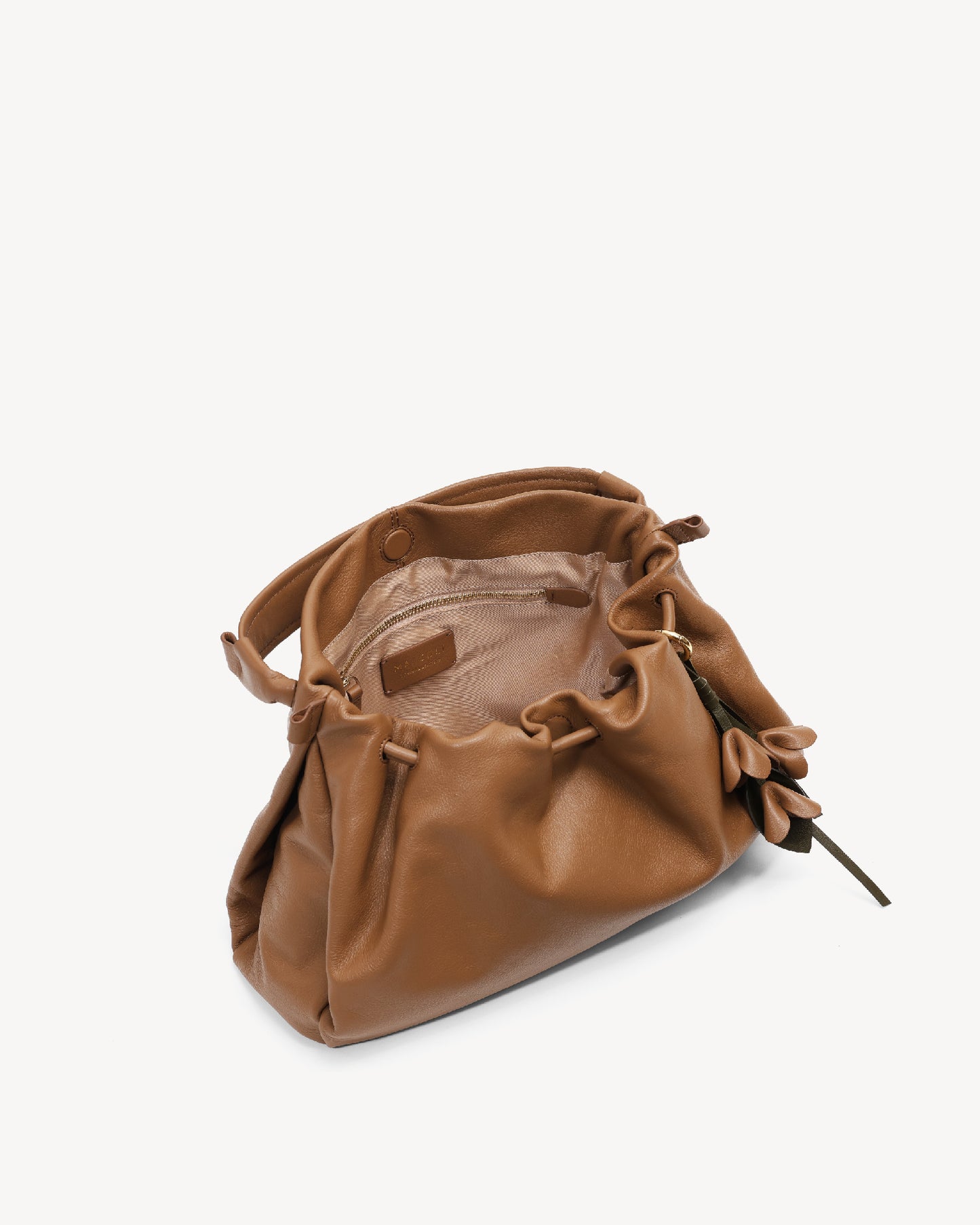 Cynthia Gather Handbag - Tobacco
