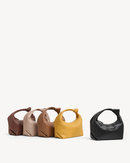 Diana Knotted Handbag - Nude