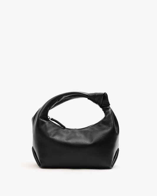 Diana Knotted Handbag - Black