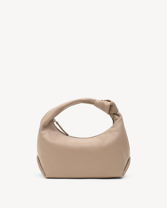 Diana Knotted Handbag - Nude