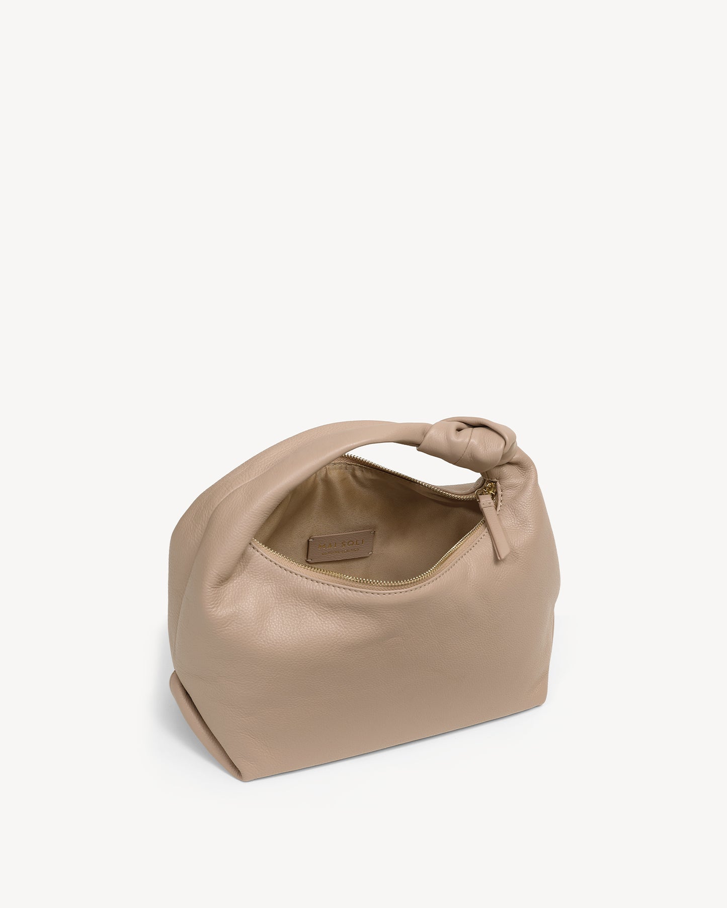 Diana Knotted Handbag - Nude