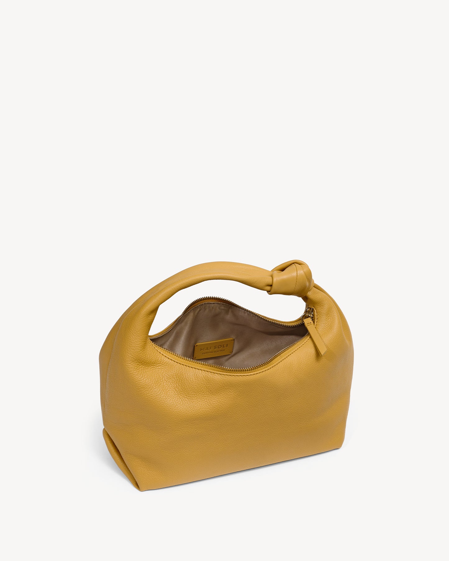 Diana Knotted Handbag - Tea Stain