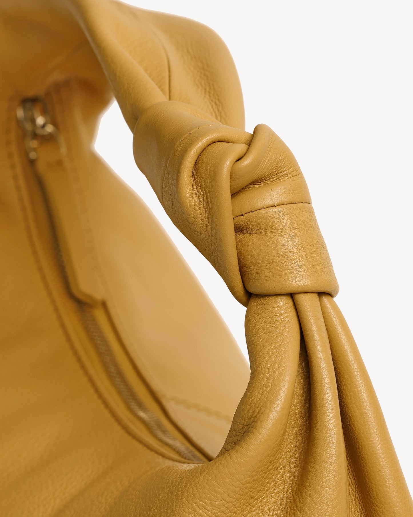 Diana Knotted Handbag - Tea Stain