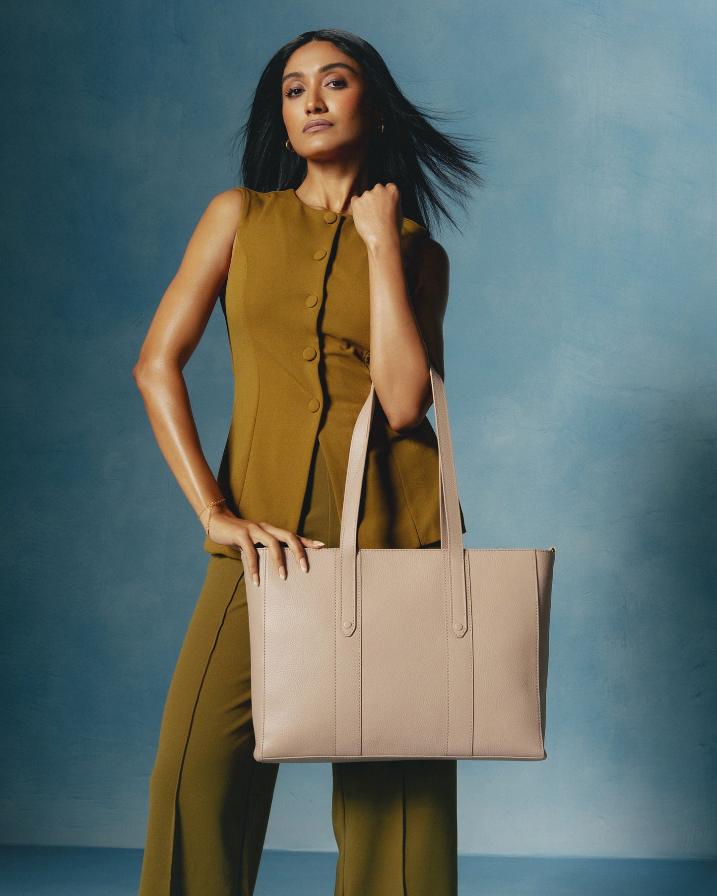Aristo Tote Bag - Nude