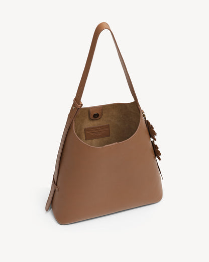 Daphne Large Bucket Tote - Tobacco