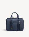 Chester Double Zip Laptop Bag - 	Navy Blue