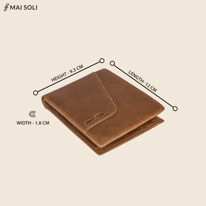 Ranger RFID Protected Bifold Wallet - Brown