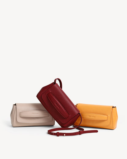 Phoebe Clutch - Scarlet Red