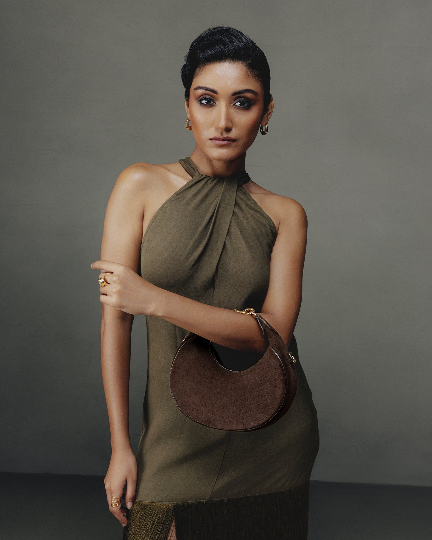 Swing Handbag   –  Espresso