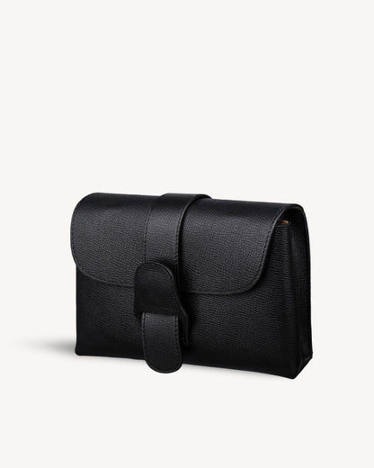 Claire Mini Envelope Clutch - Black