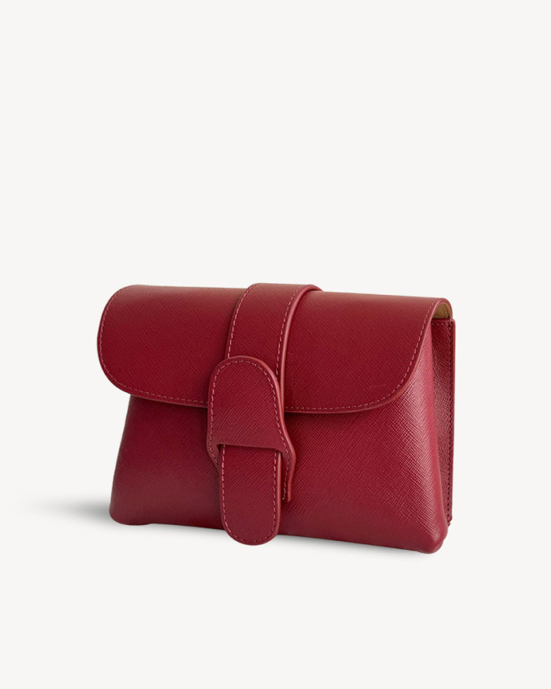 Claire Mini Envelope Clutch - Berry