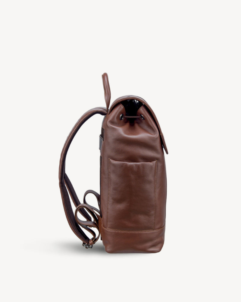 Alpha Large Backpack Chestnut Brown – Mai Soli