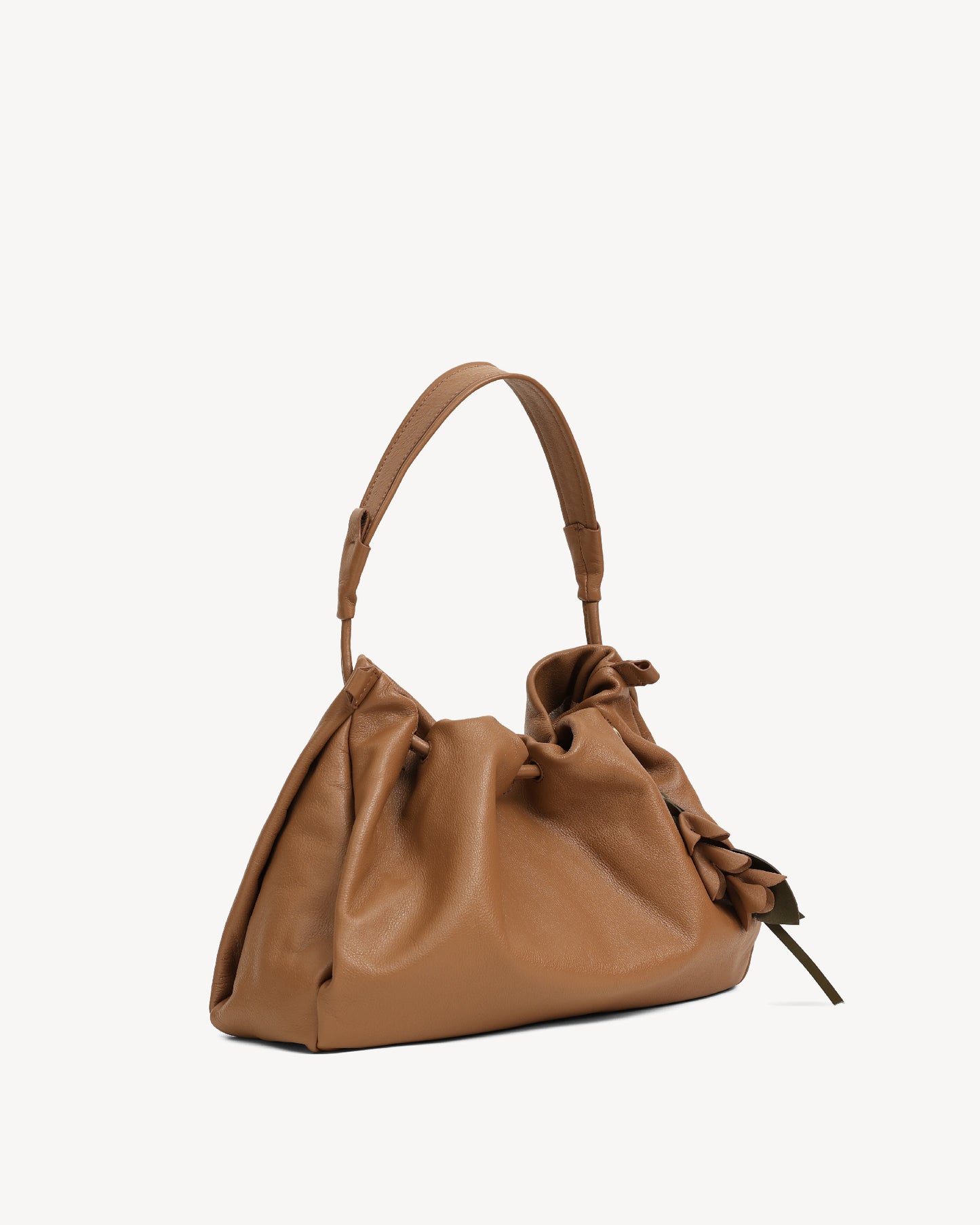 Cynthia Gather Handbag - Tobacco
