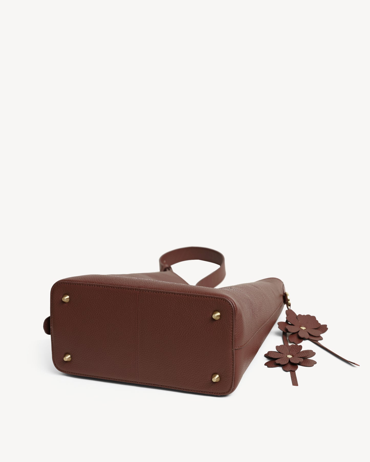 Daphne Bucket Tote Bag - Brown
