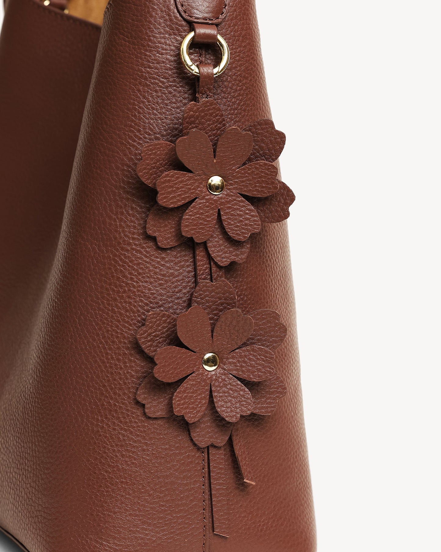 Daphne Bucket Tote Bag - Brown