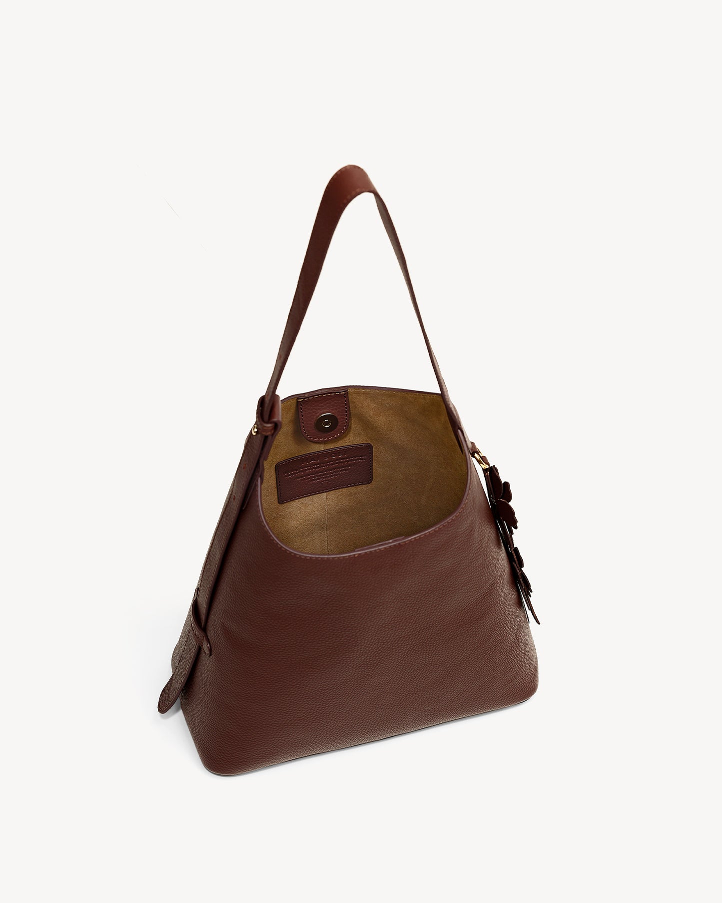 Daphne Bucket Tote Bag - Brown