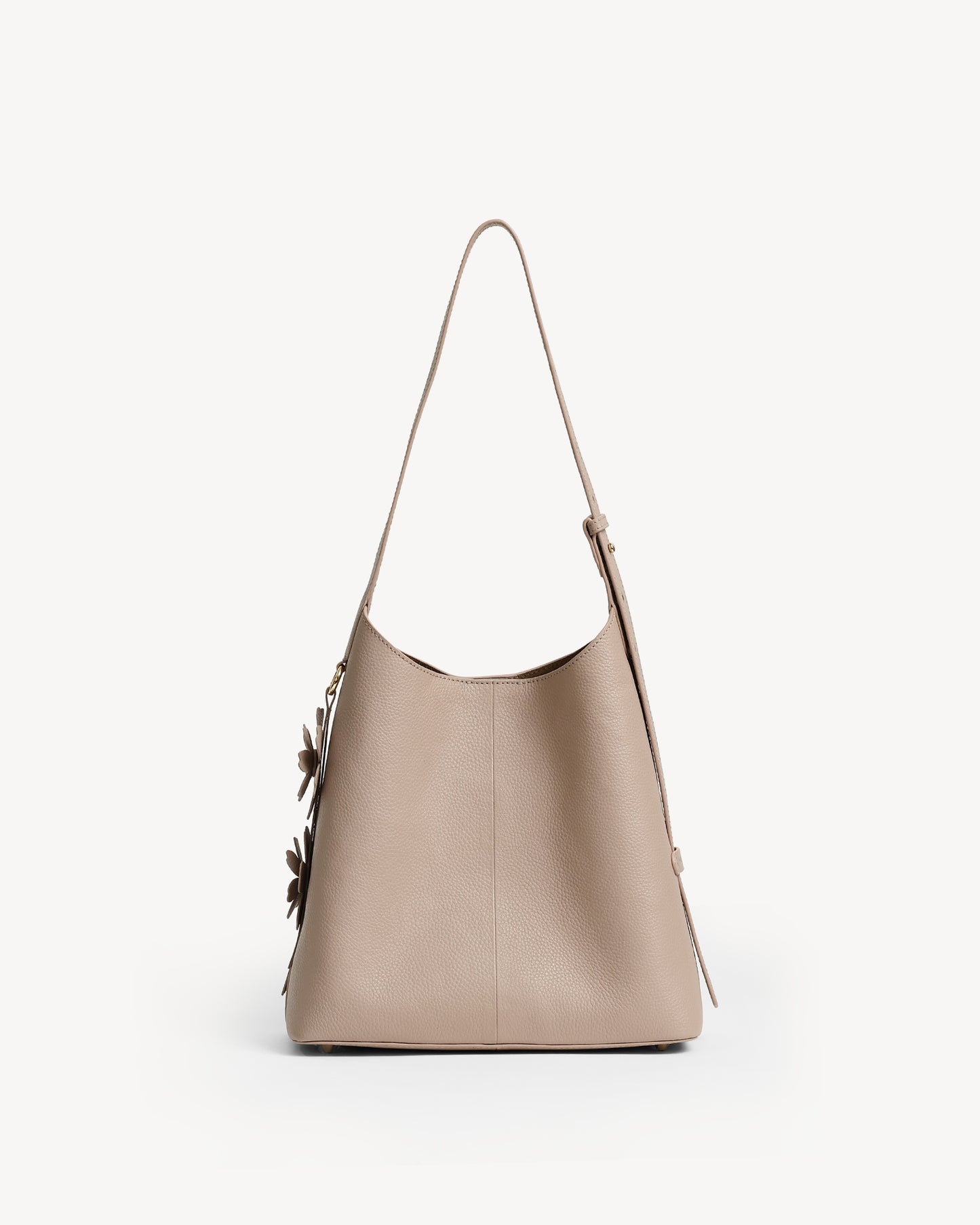 Daphne Bucket Tote Bag - Nude