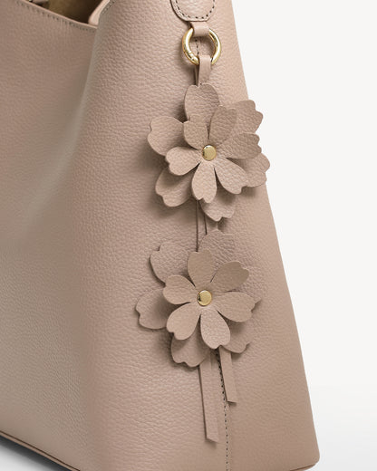 Daphne Bucket Tote Bag - Nude