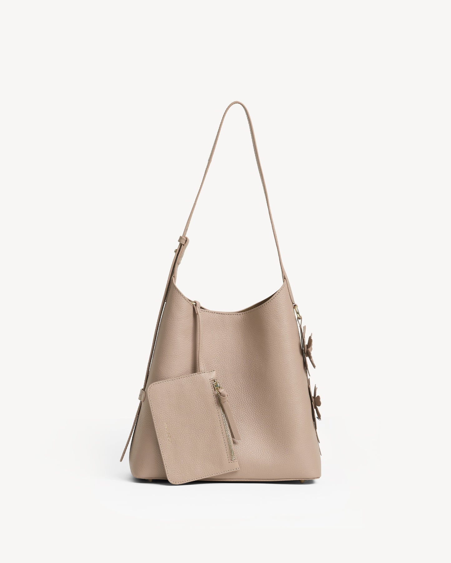 Daphne Bucket Tote Bag - Nude