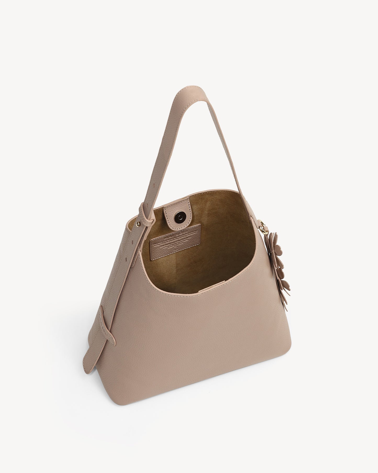 Daphne Bucket Tote Bag - Nude