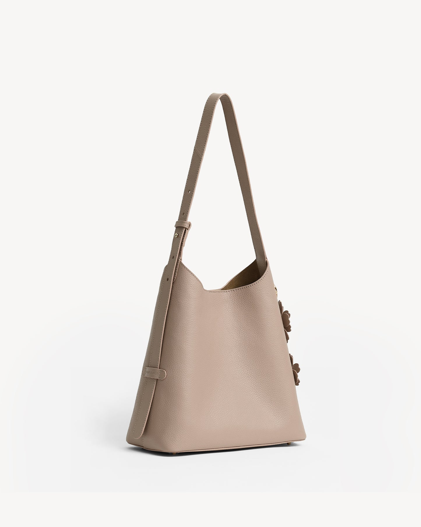 Daphne Bucket Tote Bag - Nude
