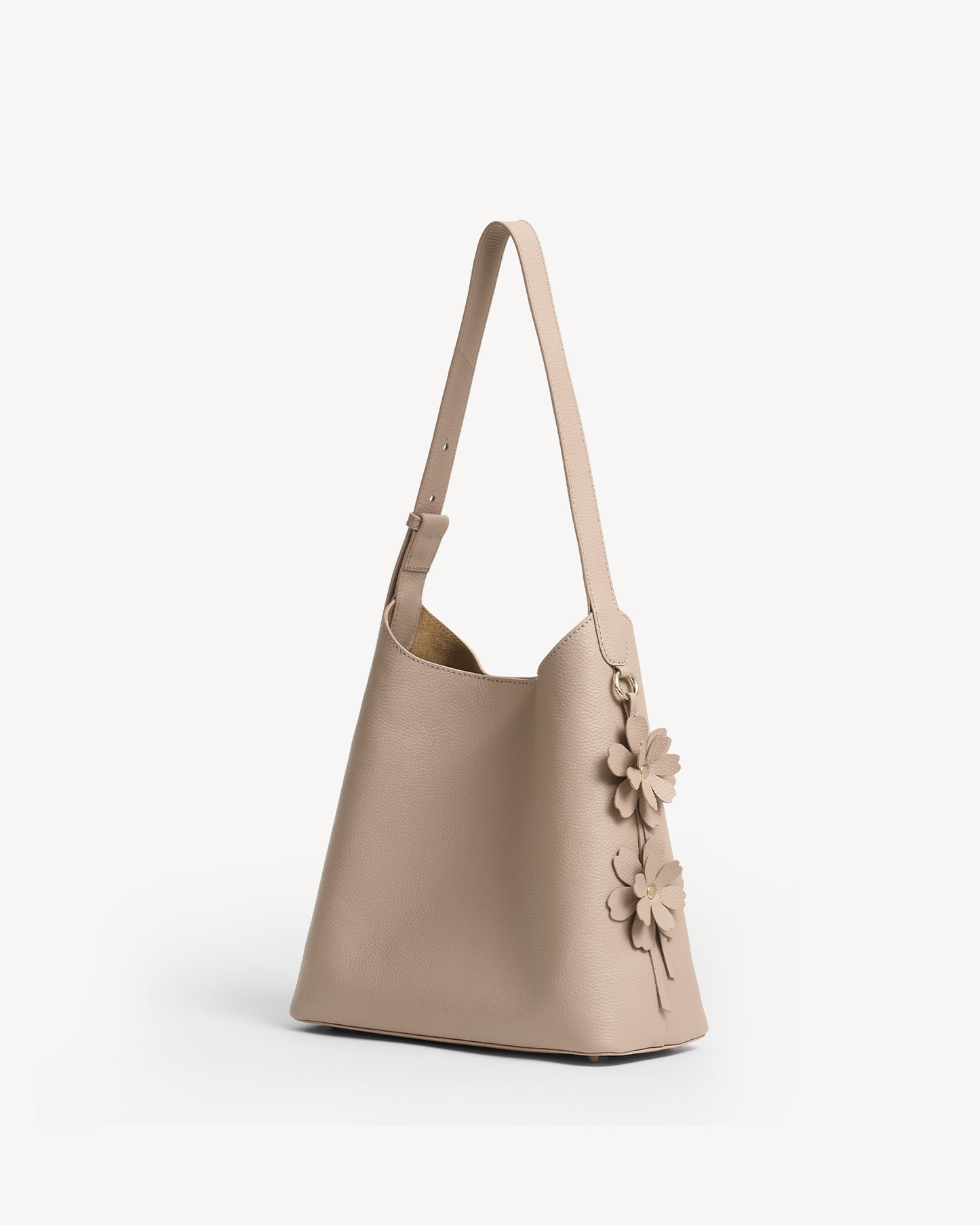 Daphne Bucket Tote Bag - Nude