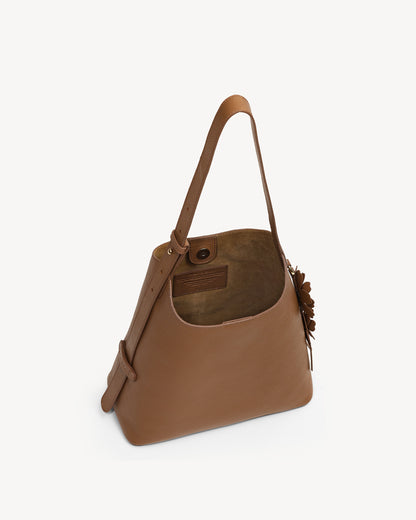Daphne Bucket Tote Bag - Tobacco