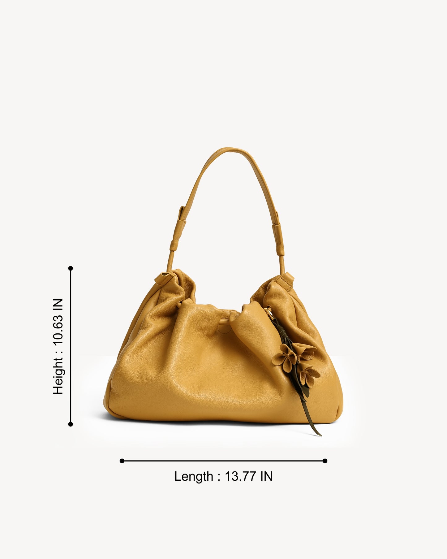 Cynthia Gather Handbag - Tea Stain