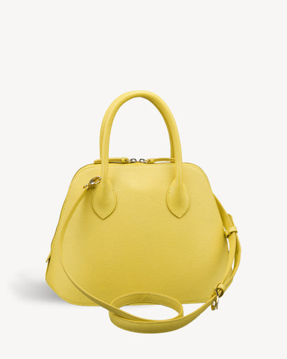 Stella Satchel Bag - Lime Yellow