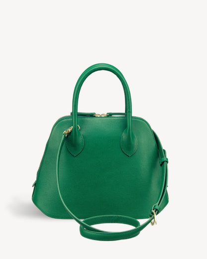 Stella Satchel Bag - Forest Green