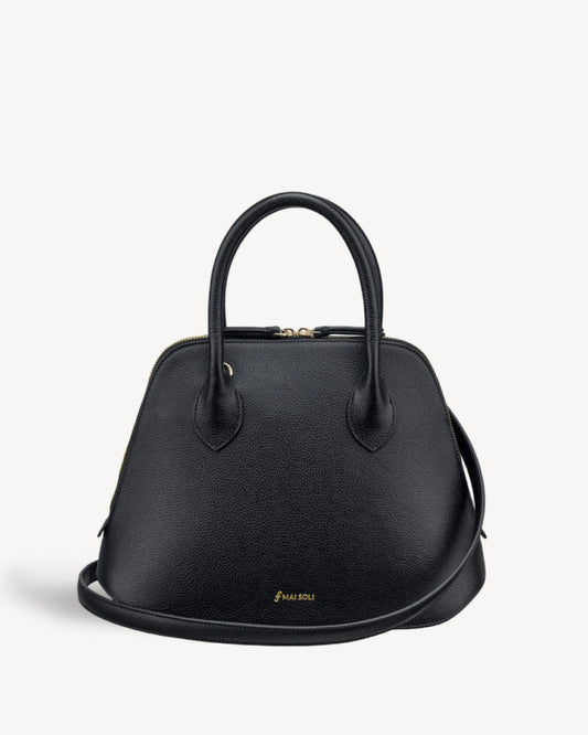 Stella Satchel Bag - Black