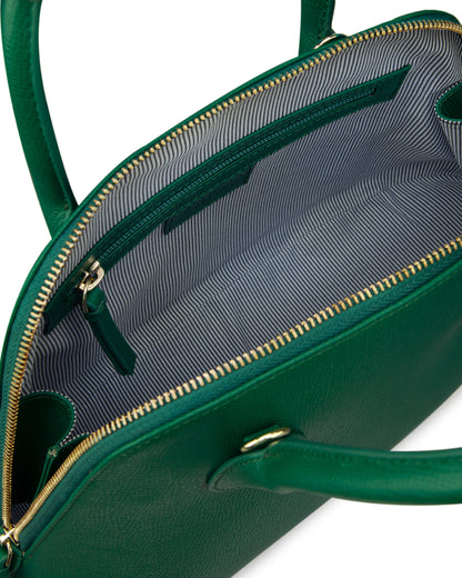 Stella Satchel Bag - Forest Green