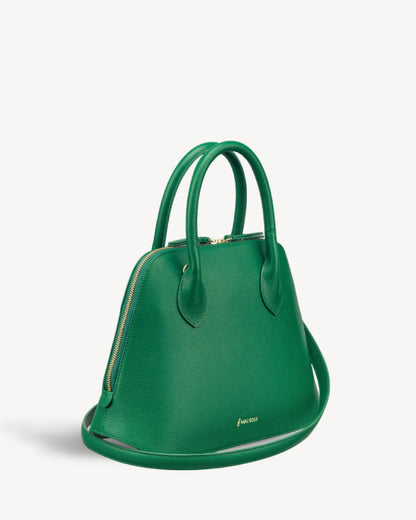 Stella Satchel Bag - Forest Green