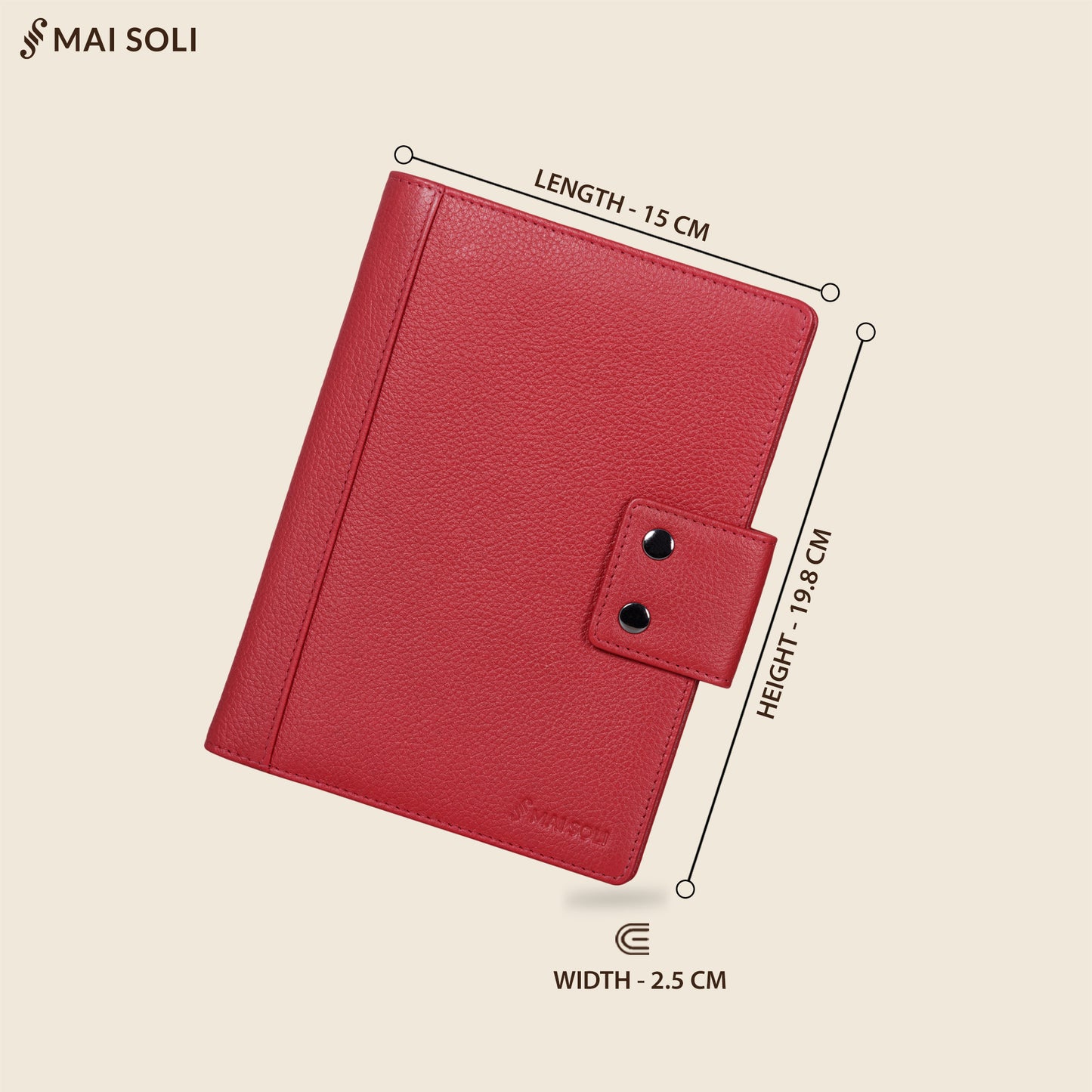 Safari Large Travel Wallet- Red