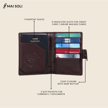 Nomad Travel Wallet- Brown