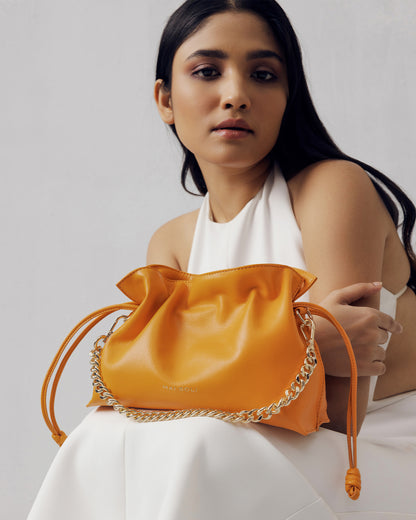 Ariel Bucket Bag - Apricot