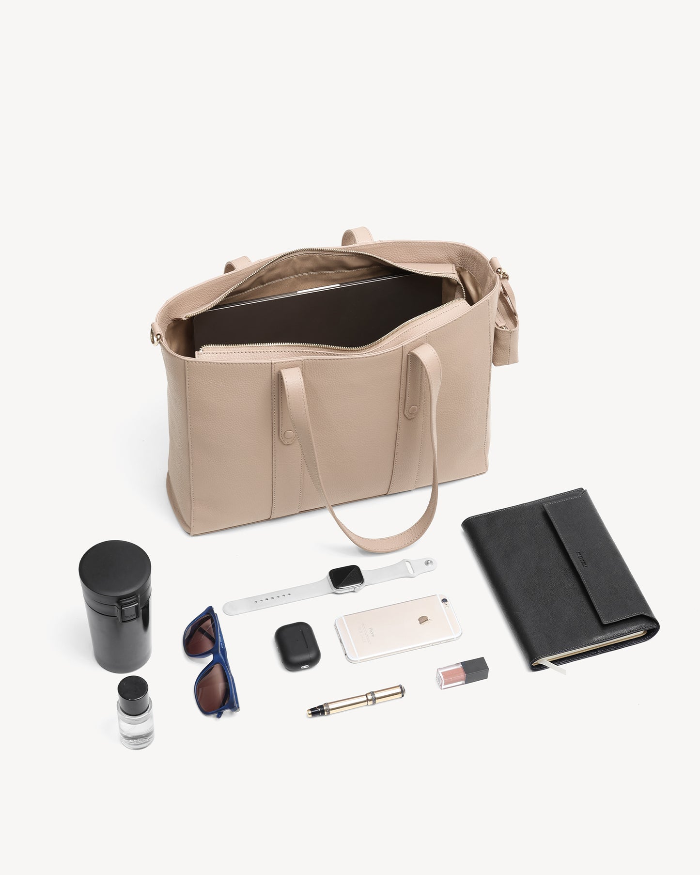 Aristo Tote Bag - Nude