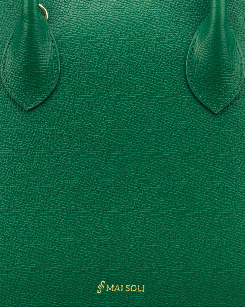 Stella Satchel Bag - Forest Green