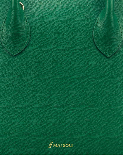 Stella Satchel Bag - Forest Green