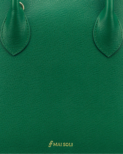 Stella Satchel Bag - Forest Green