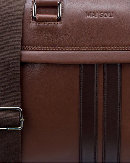 Alpha Laptop Bag - Chestnut Brown