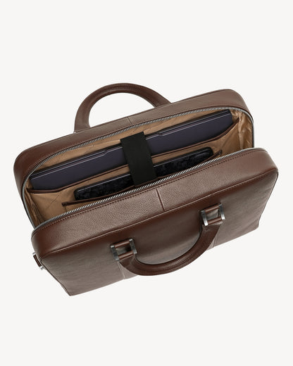 Monograph Briefcase 16" - Walnut Brown