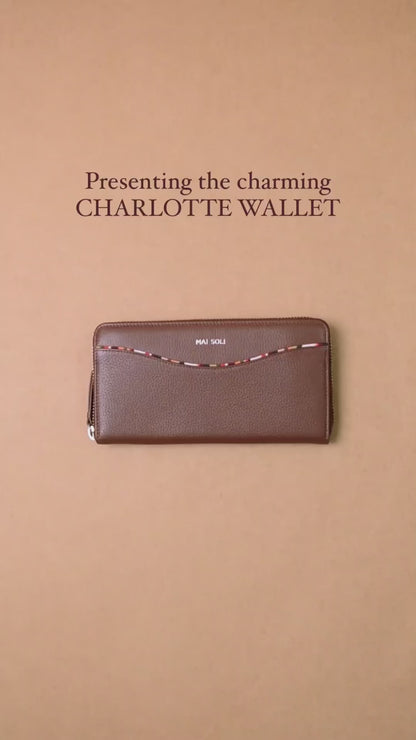 Charlotte Zip-around Wallet - Nude Pink