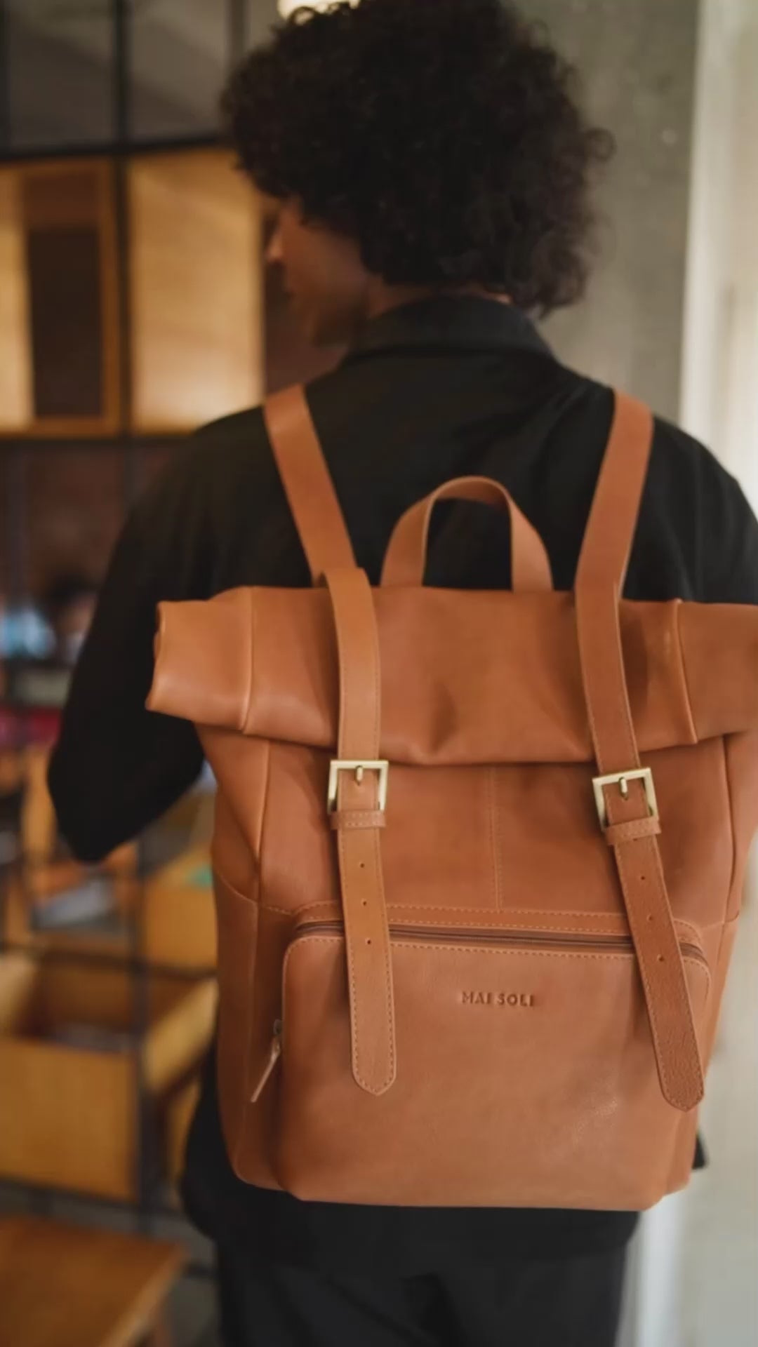 Toronto Backpack - Vintage Brown – Mai Soli