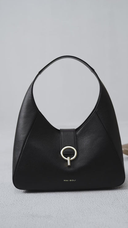 Brooke Hobo Bag - Black