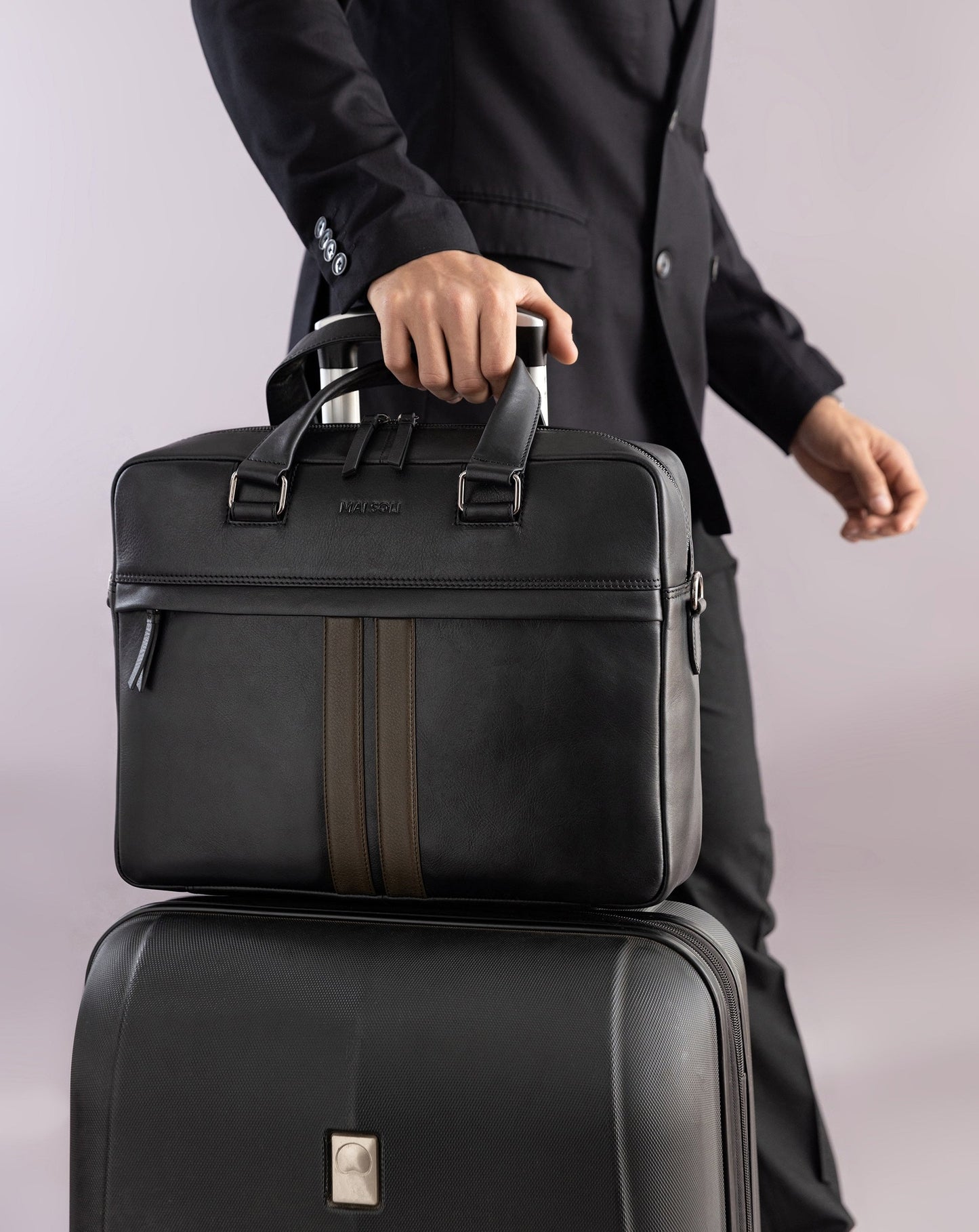 Alpha Laptop Bag - Black