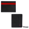 Neo Zip Wallet + Card Holder Gift Set - Black / Red